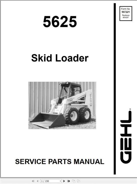 skid steer tracks gehl 5625 dx|gehl 5625 parts manual.